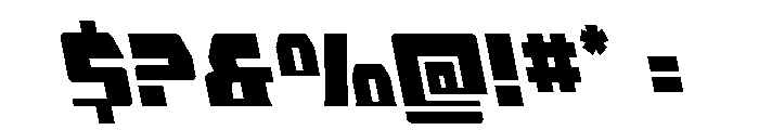 Librator Bar Leftalic Font OTHER CHARS