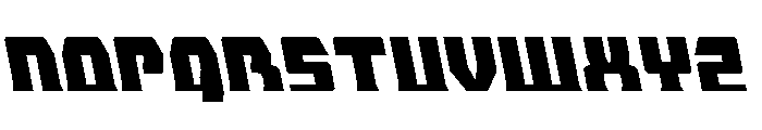 Librator Bar Leftalic Font LOWERCASE