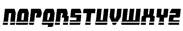 Librator Bar Semi-Italic Font UPPERCASE