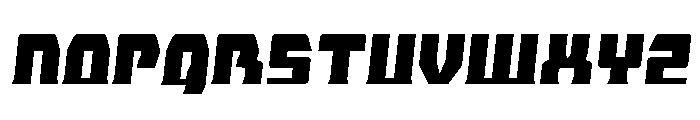 Librator Bar Semi-Italic Font LOWERCASE
