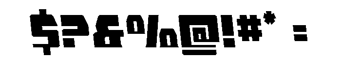 Librator Bar Semi-Leftalic Font OTHER CHARS