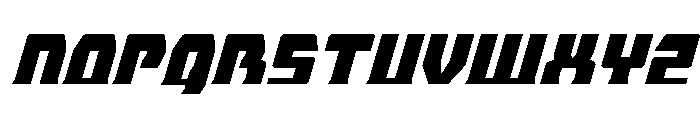 Librator Bar Super-Italic Font LOWERCASE
