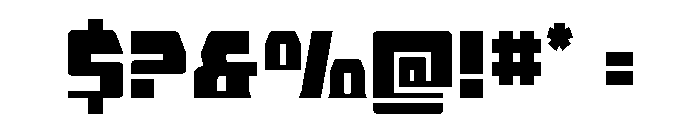 Librator Bar Font OTHER CHARS