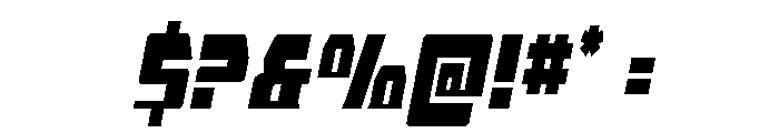 Librator Condensed Italic Font OTHER CHARS