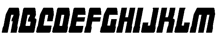 Librator Condensed Italic Font UPPERCASE