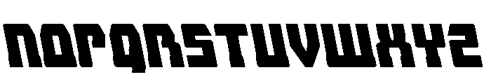 Librator Leftalic Font UPPERCASE