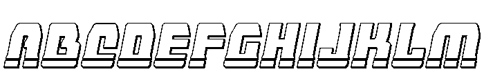 Librator Stripe 3D Italic FONT