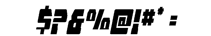 Librator Stripe Condensed Ital Font OTHER CHARS