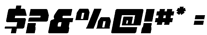 Librator Stripe Expanded Ital Font OTHER CHARS