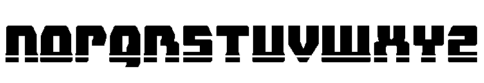 Librator Stripe Expanded Font LOWERCASE