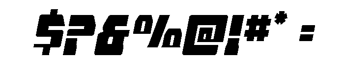 Librator Stripe Italic Font OTHER CHARS