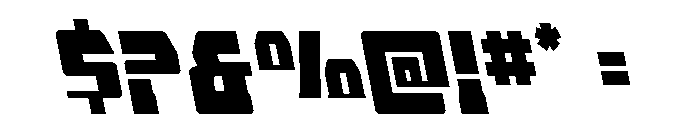 Librator Stripe Leftalic Font OTHER CHARS