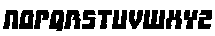 Librator Stripe Semi-Italic Font UPPERCASE