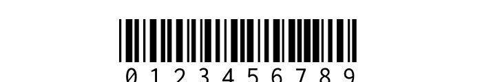 Libre Barcode 128 Text Regular Font OTHER CHARS