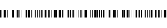 Libre Barcode 39 Extended Regular Font LOWERCASE