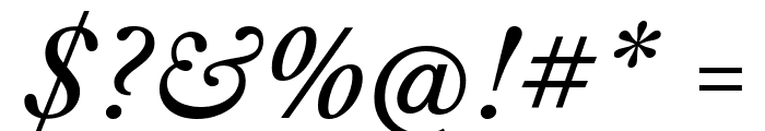 Libre Caslon Text Italic Font OTHER CHARS
