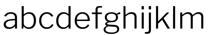 LibreFranklin-Light Font LOWERCASE