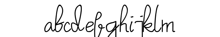 Lichalizta Font LOWERCASE