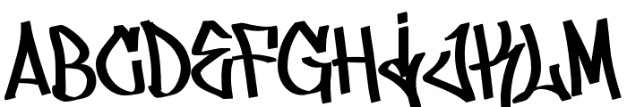 Lickos Graffiti Font UPPERCASE