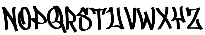Lickos Graffiti Font UPPERCASE
