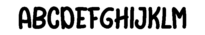 Licobe Font UPPERCASE