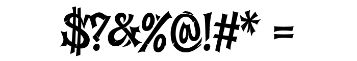 Lidakz One PERSONAL USE Regular Font OTHER CHARS