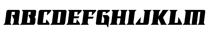 Lifeforce Semi-Italic Font LOWERCASE