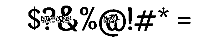 Lifoske Demo Font OTHER CHARS