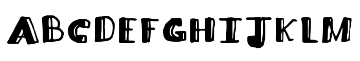 Lifted Lines Regular Font UPPERCASE