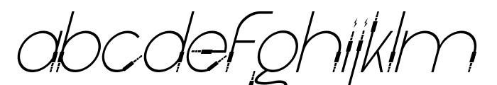 Light Cable Demo Italic Font LOWERCASE