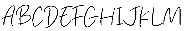 Light Script Regular Font UPPERCASE