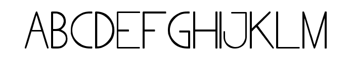 Light tfb Font UPPERCASE