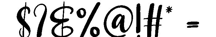 Lightening Font OTHER CHARS