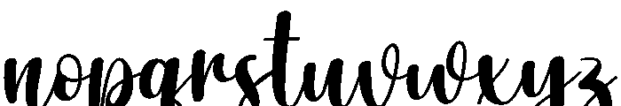 Lightening Font LOWERCASE