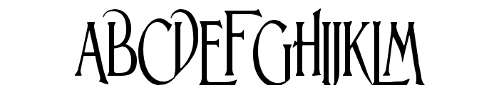 Lightfoot Narrow Extra-condensed Regular Font UPPERCASE