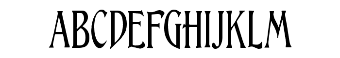 Lightfoot Narrow Extra-condensed Regular Font LOWERCASE