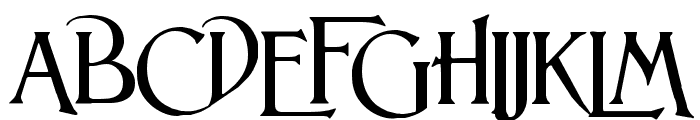 Lightfoot Font UPPERCASE