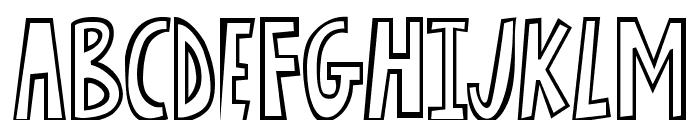 Lightning Regular Font UPPERCASE