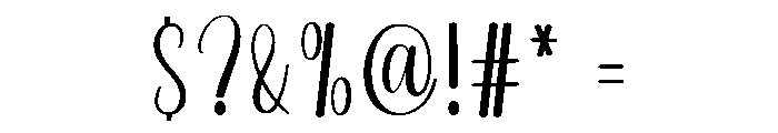 Lightning Font OTHER CHARS