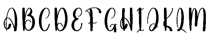 Lightning Font UPPERCASE