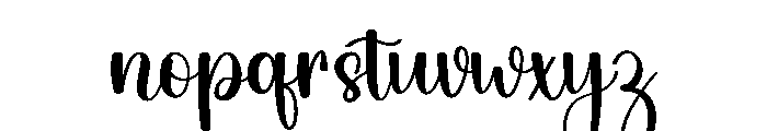 Lightning Font LOWERCASE