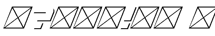 Lightyear Shadow Font OTHER CHARS