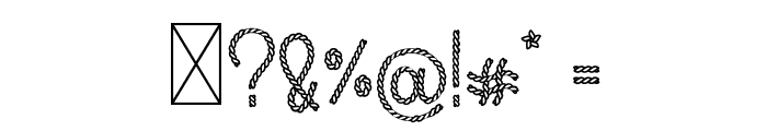 Like A Rope Font OTHER CHARS