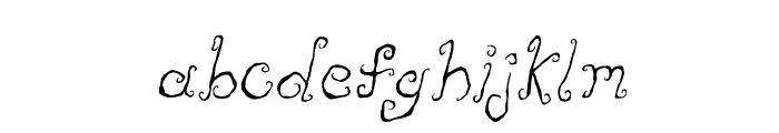 Like Cockatoos Italic Font LOWERCASE