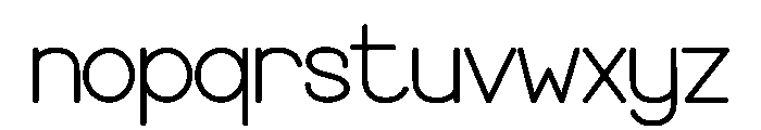 Like Music Font LOWERCASE