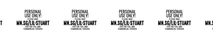 Lil Stuart PERSONAL USE ONLY Regular Font OTHER CHARS