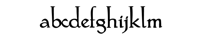 Lilith-Bold Font LOWERCASE