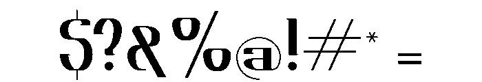 Limerick Font OTHER CHARS