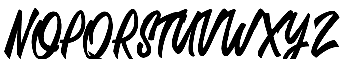 Limousines Personal Use  Font UPPERCASE