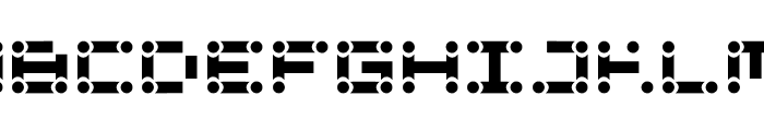 Lincoln Chain Font UPPERCASE